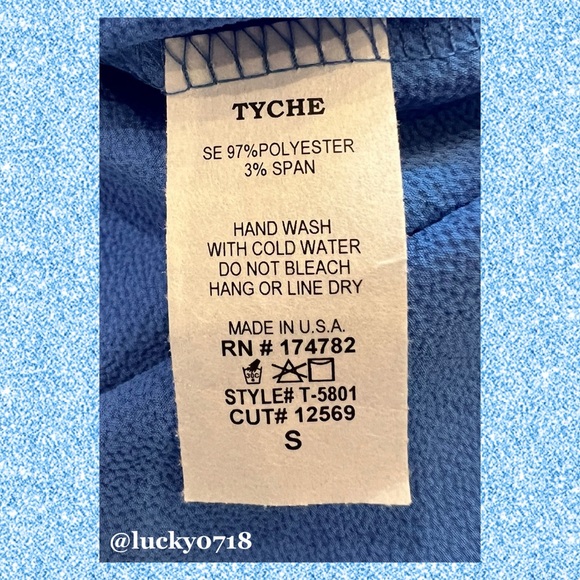 Vici EUC Kingston Statement Sleeve Top in Blue Sz S - Picture 8 of 8